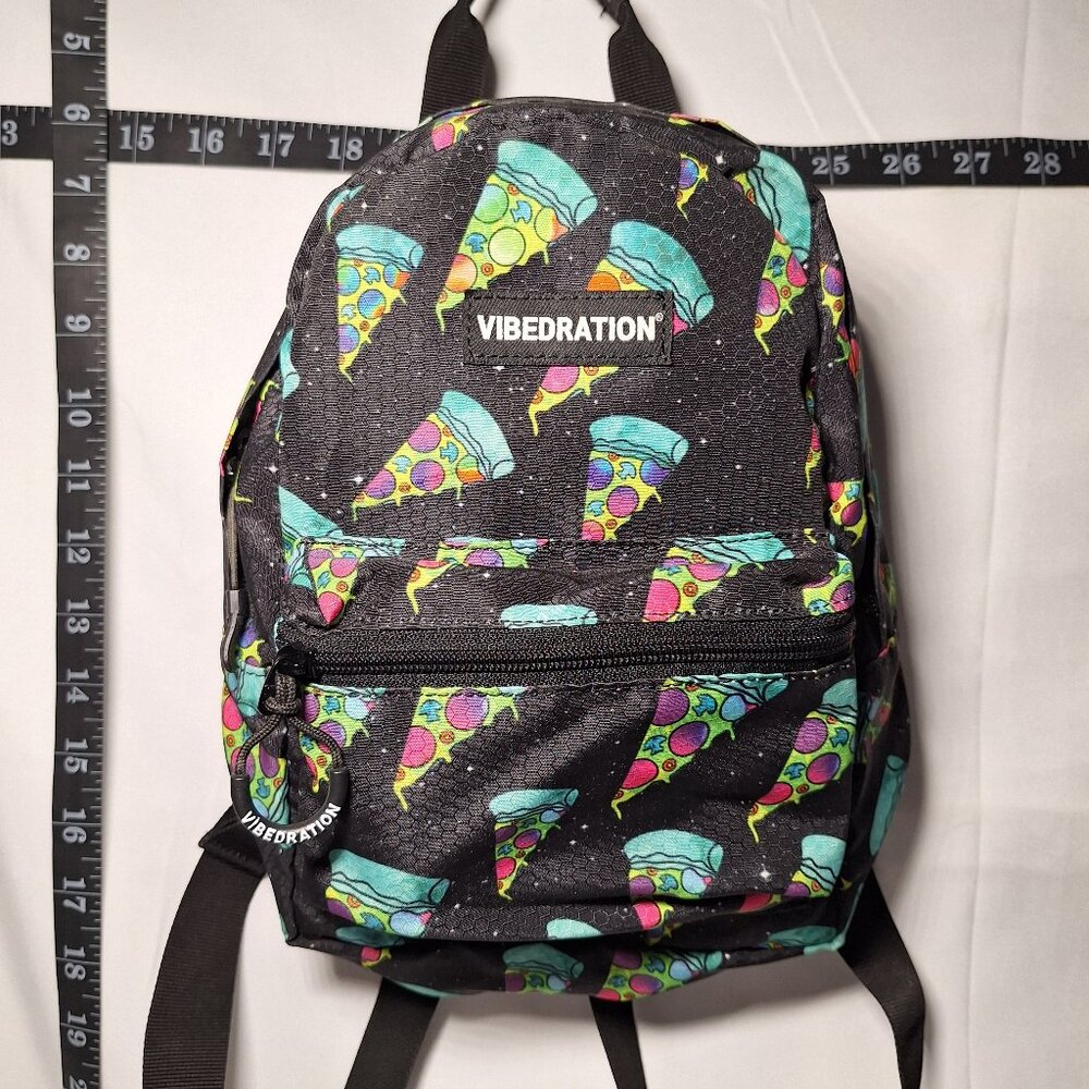 Vibedration Hydration Backpack w/o bladder - Small Size - Pizza - Used